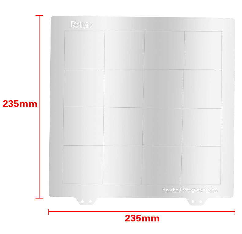 23.5cm Reuse Heated Bed Hot Bed Platform for Creality Ender-3 CR20 3D Printer